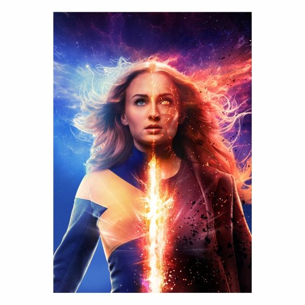 Jean Grey X-men Abstract Paint - A1 Poster