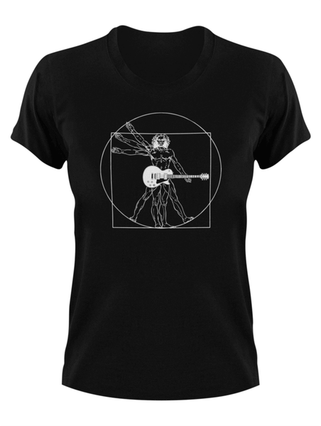 Da Vinci Chart Guitar T-Shirt