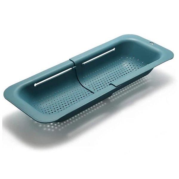 Kitchen Strainer Basket Over the Sink Strain Extendable Draining Rack