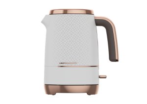 Beko WKM 8306 W 1.7L Cosmopolis Bullet Kettle White with Rose Gold Trim