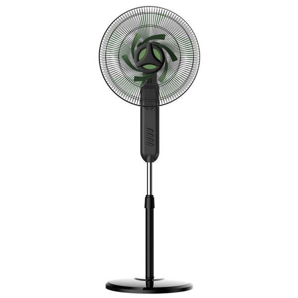 Eurolux - Standing Fan Black &amp; Green Motor Power 80w