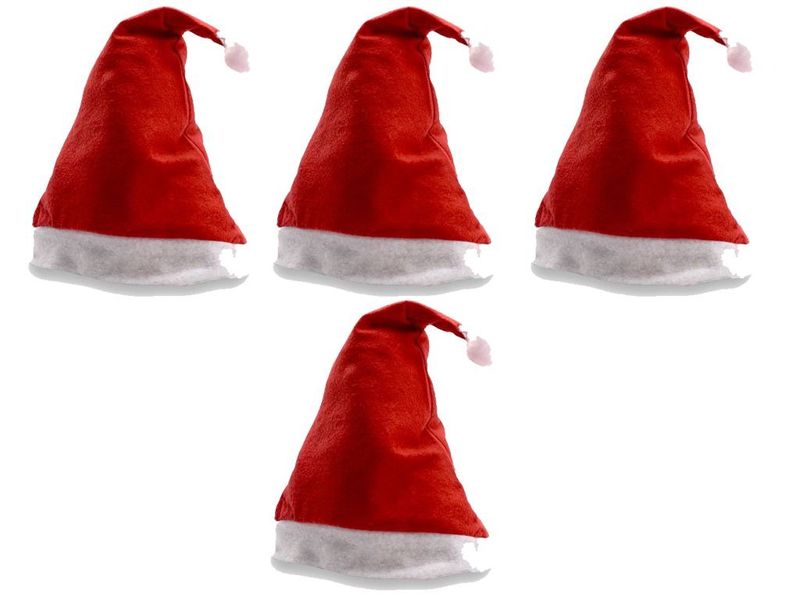 Pack of 4 Christmas Hats