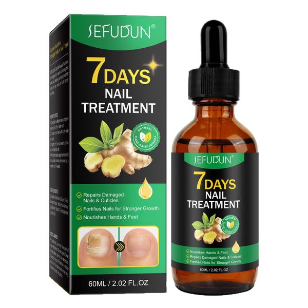7 Days Nail Treatment- Repairs Damaged Nails and Cuticles - Fortifies Nails