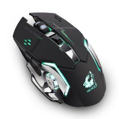 Olive Tree-X8 Ergonomic Wireless 2.4G 2400DPI Gaming Mouse Silent - Black