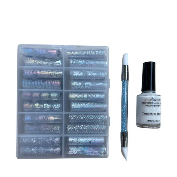 Nail Foil Art Pattern