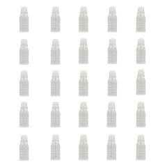 25 Pack 250ml Plastic Juice &amp; Milkshake Bottles | Reusable &amp; Leak-Proof