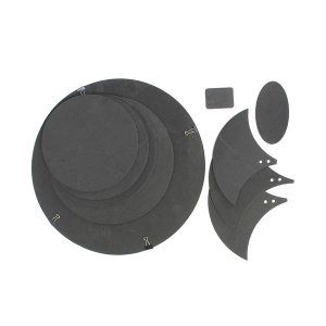 10 Pieces Drum Mute Pad Drum Sound Off Foam Pad Mute Silencer Pad Kit