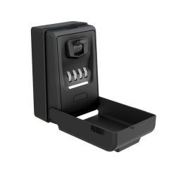 ALANES Portable 4-Digit Combination Lockbox Wall-Mounted Key Storage Box