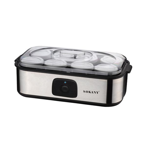 Sokany Portable Electric Food Processing Yoghurt Maker With 8 Cups-1.26L