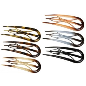 6 Pieces French U-Shaped Hair Pin, Pin Flat Hair Clips,For Thick Hair
