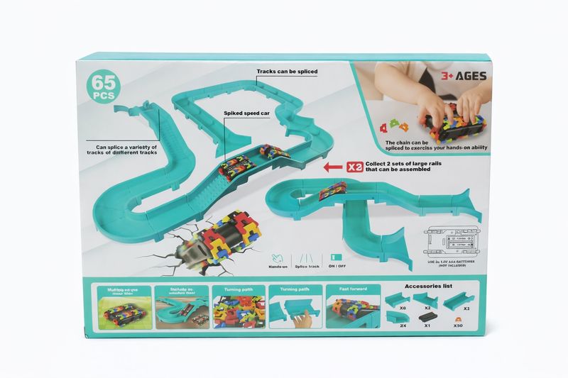 Splicing Series Rail Car Track Set