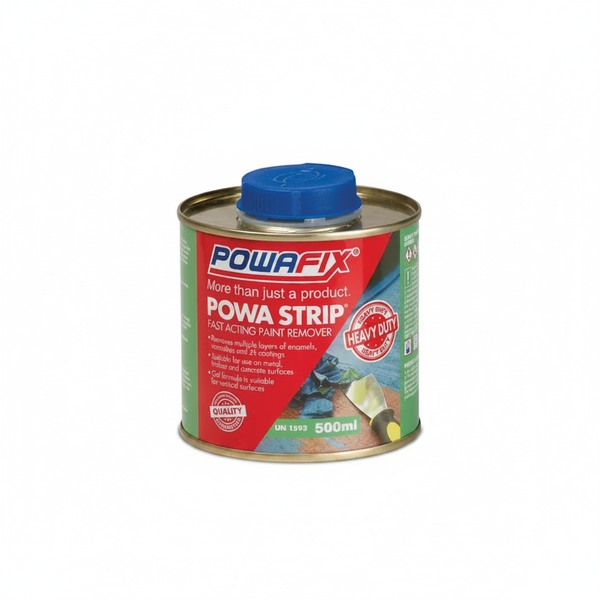 Powafix 500ml Paint Stripper for Metal, Timber &amp; Concrete Surfaces