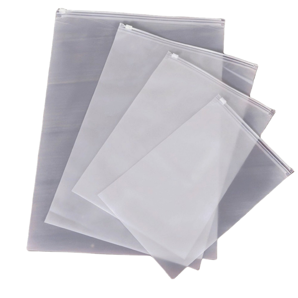 35cm x 45cm Frosted Plastic Ziplock Bags - 10 Pieces