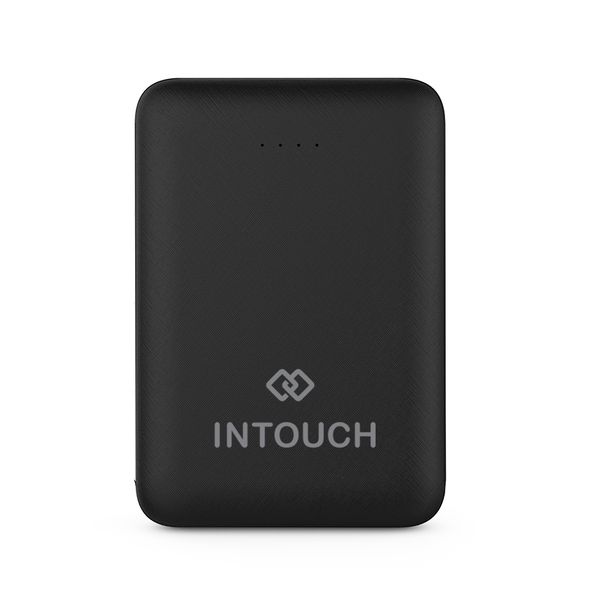 Intouch Black Powerbank 5000 Mah Black Ultra Slim