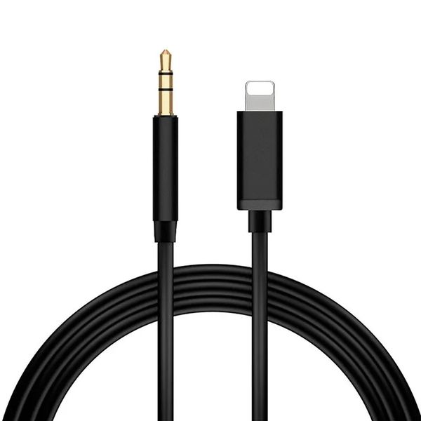 Lightning to 3.5mm AUX Cable 1M Compatible with iPhone 14 13 12 11 Pro