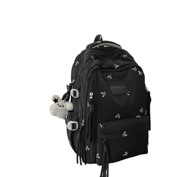 Middle and High Students' Large Capacity Backpacks, Girls' Letter Backpacks