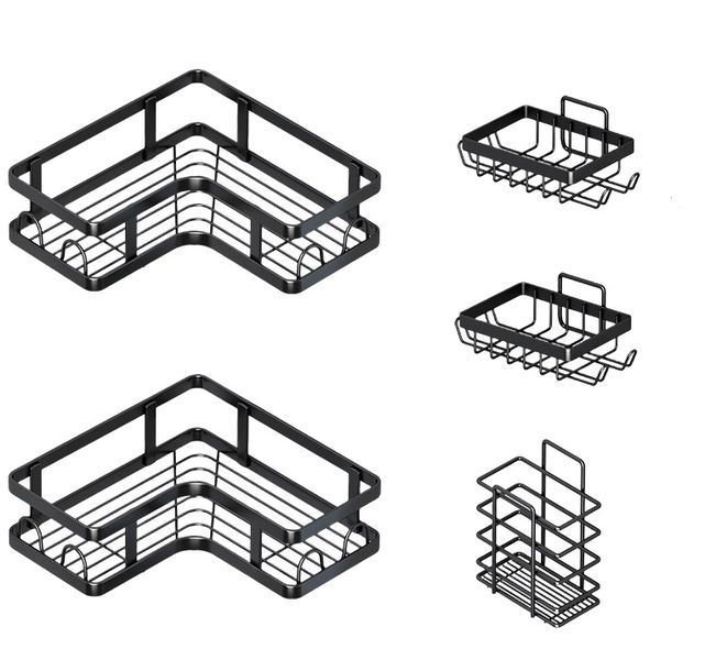 BPA 5 Pack Corner Shower Caddy