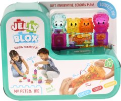 Jelly Blox 20 Piece Squishy Building Blocks My Pets and Me Set