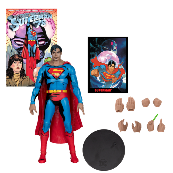 Superman 78 DC Direct 7 Inch WV7 Figure With Comic