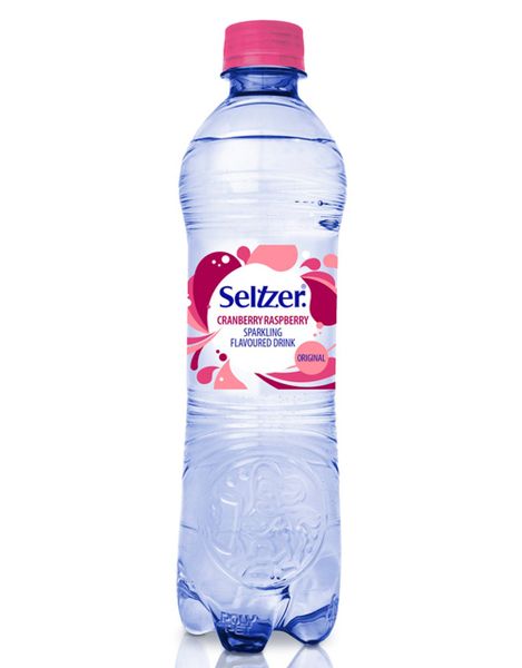 Seltzer Cranberry Raspberry Sparkling Water 500ml - 6 Pack x 2
