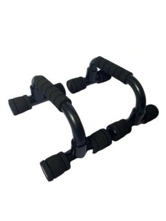 1pair Non-Slip Two Tone Iron Fitness Push Up Bars Gym Accessories