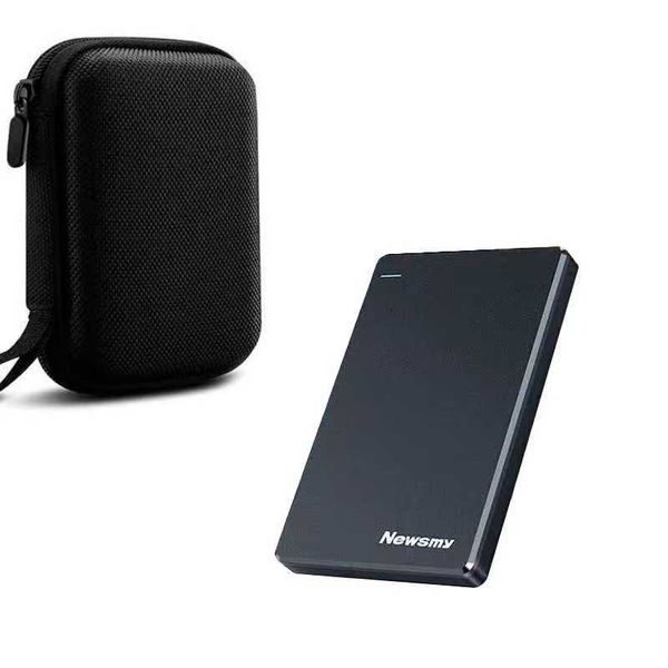 Newsmy 6TB Portable External Hard Drive - Elegant Black, USB 3.0, 2.5" High