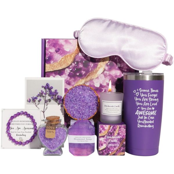 Luxury Lavender Purple Self-Care Gift Box