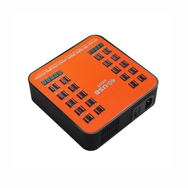 USB Digital Display Smart Charging Station JG655 200W 40A 40 Ports