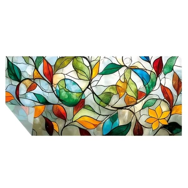 Decor 2D Flat Reusable Static Cling PVC Window Film - 100cm