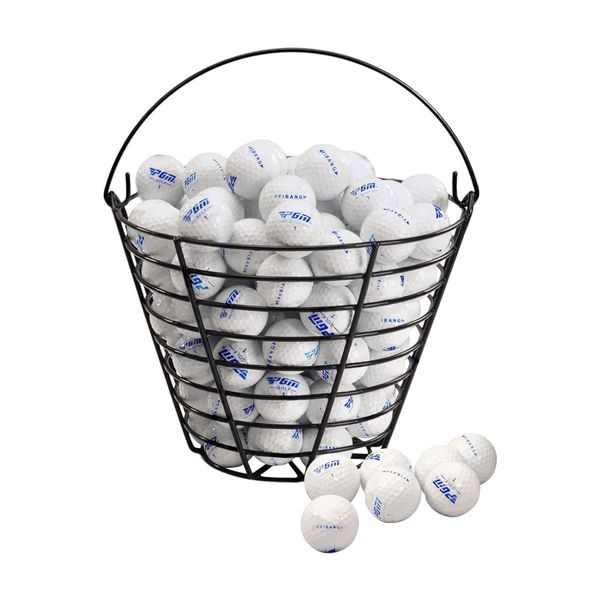 PGM Golf Ball Range Basket with 30 Golf Balls