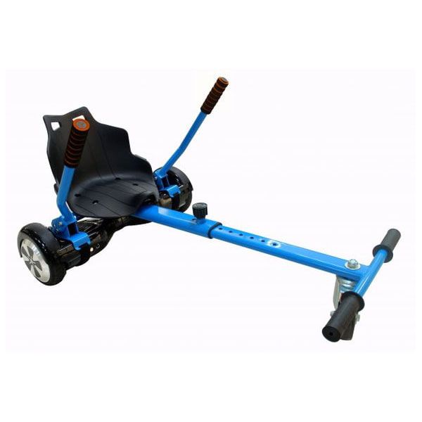 Universal Hoverboard Kart for 6.5-8.5-10.5 Inches. One Size Fits All - Blue