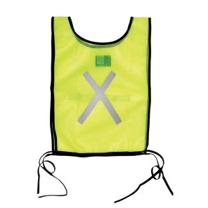Pioneer Safety Bib Reflective Fluorescent Lime