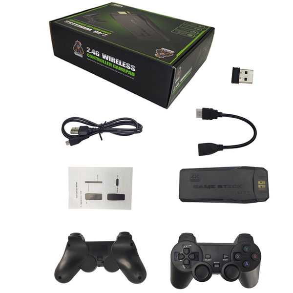 64G Dual Wireless Controller HDMI Home TV Game Console