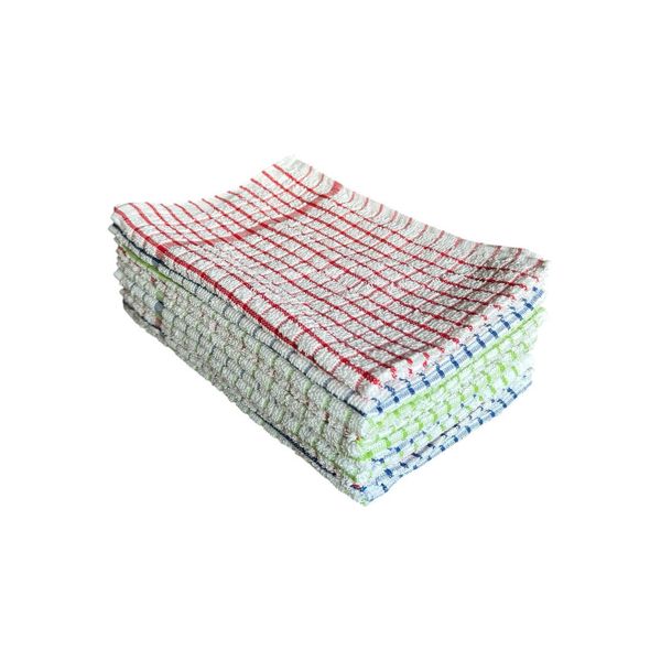 Soft Touch Terry Dishcloth 100% Cotton - 38 x 65 cm ( Pack of 10)