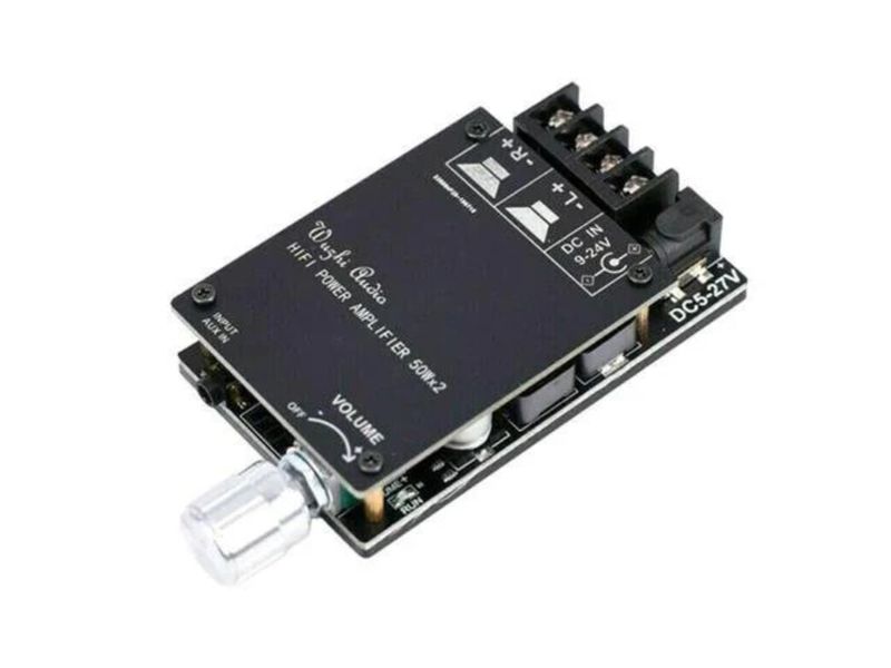 HKD 2x50W TPA3116D2 Bluetooth 5.0 HiFi Stereo Amplifier Board