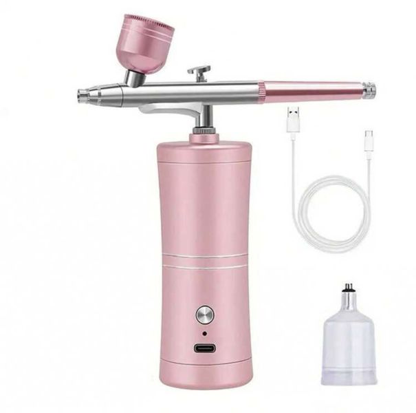 Portable Airbrush Compressor Kit, Ideal For Nails, Art, Cake &amp; Makeup