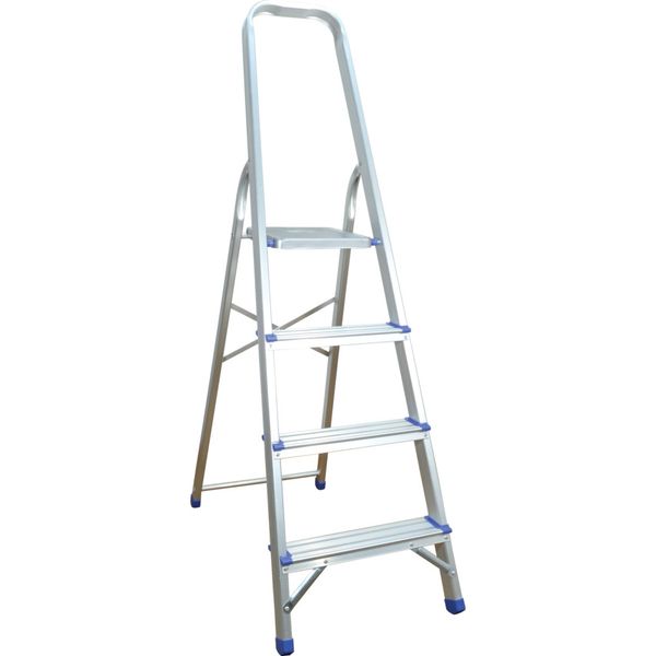 4 Tread Aluminium Folding Platform Steps