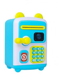 Kids Money Box - Blue, White