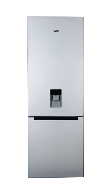 KIC 314L Bottom Freezer Fridge With Water Dispenser - Metallic