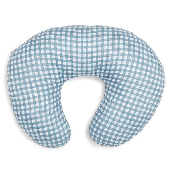 George &amp; Mason Baby - Snuggle Pillow - Blue Gingham