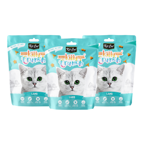Kit Cat Kitty Crunch Lamb Flavour (3 x 60g)