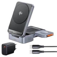 Mcdodo True 15w Compact MagSafe Charger, Certified Qi2 Charging Station