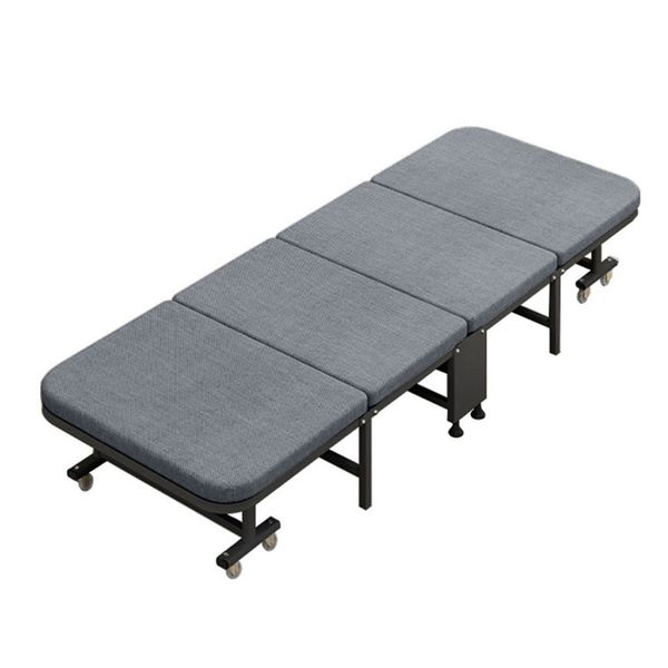 Lightweight Folding Bed Foam Folding Bed Portable Metal Frame Guest Sleepe
