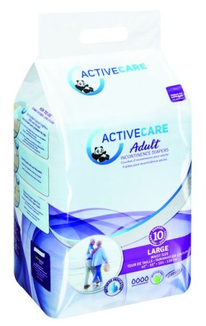 Active Care Adult Diapers Large - 10s