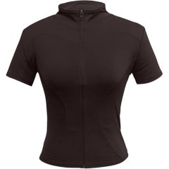 Women's High Elastic Yoga Jacket - Black
