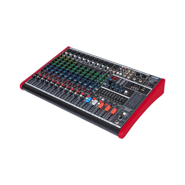 Hybrid MG1223FXU - 12-Channel Professional Band Mixer with USB &amp; Bluetooth