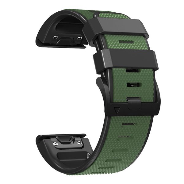 26mm Quick Fit Havoc FKM Rubber Strap Compatible with Garmin Watch