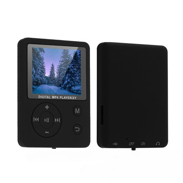 Lightweight and Portable MP3 Music Player with Screen - Black