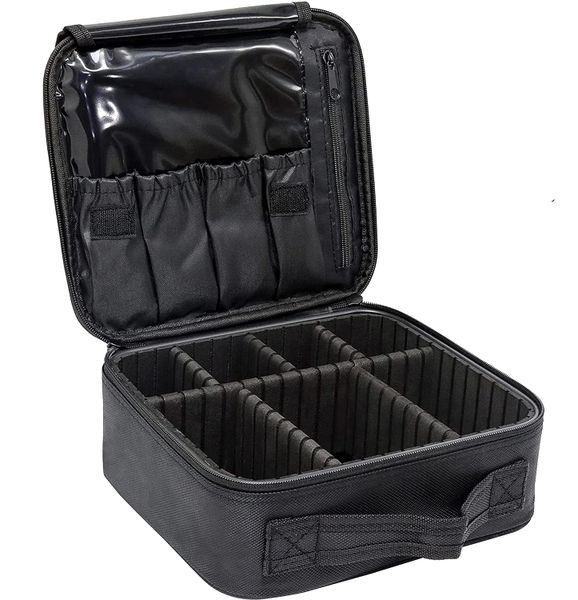 Makeup Box Cosmetic Organizer, Adjustable Storage Compartments