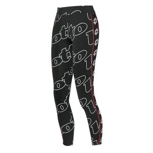 Lotto Women’s Athletica Printed Prime Legging - Black